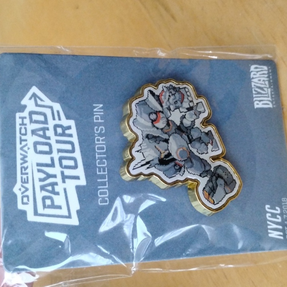Overwatch Payload Tour Collector's Pin NYCC